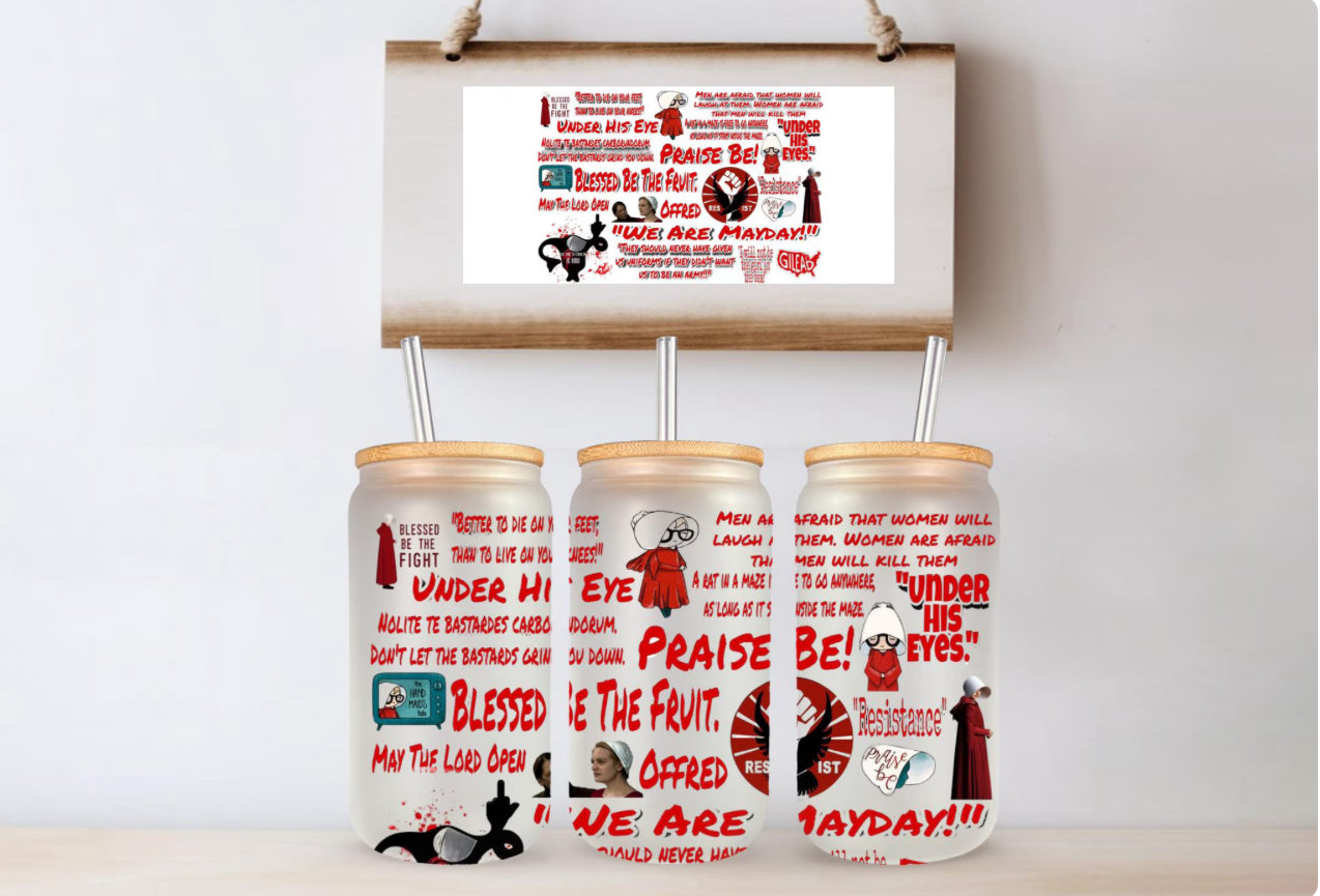 Handmaid’s Tale Tumbler Nolite Te Bastardes cup handmaids tale gift birthday gift for her nolite te bastardes mug handmaids tale cup giftful