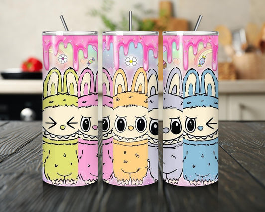 LABUBU Cute Pastel Kawaii Designer Toy Gift POP MART Collectible Drinkware best friend gift child gift birthday gift for her gift for him