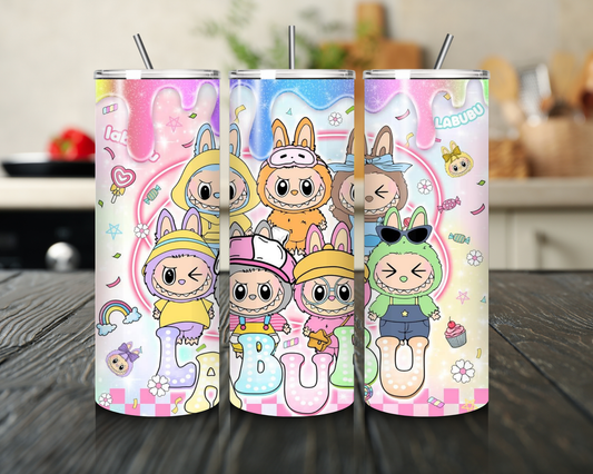 LABUBU Cute Pastel Kawaii Designer Toy Gift POP MART Collectible Drinkware best friend gift child gift birthday gift for her labubu cup gift