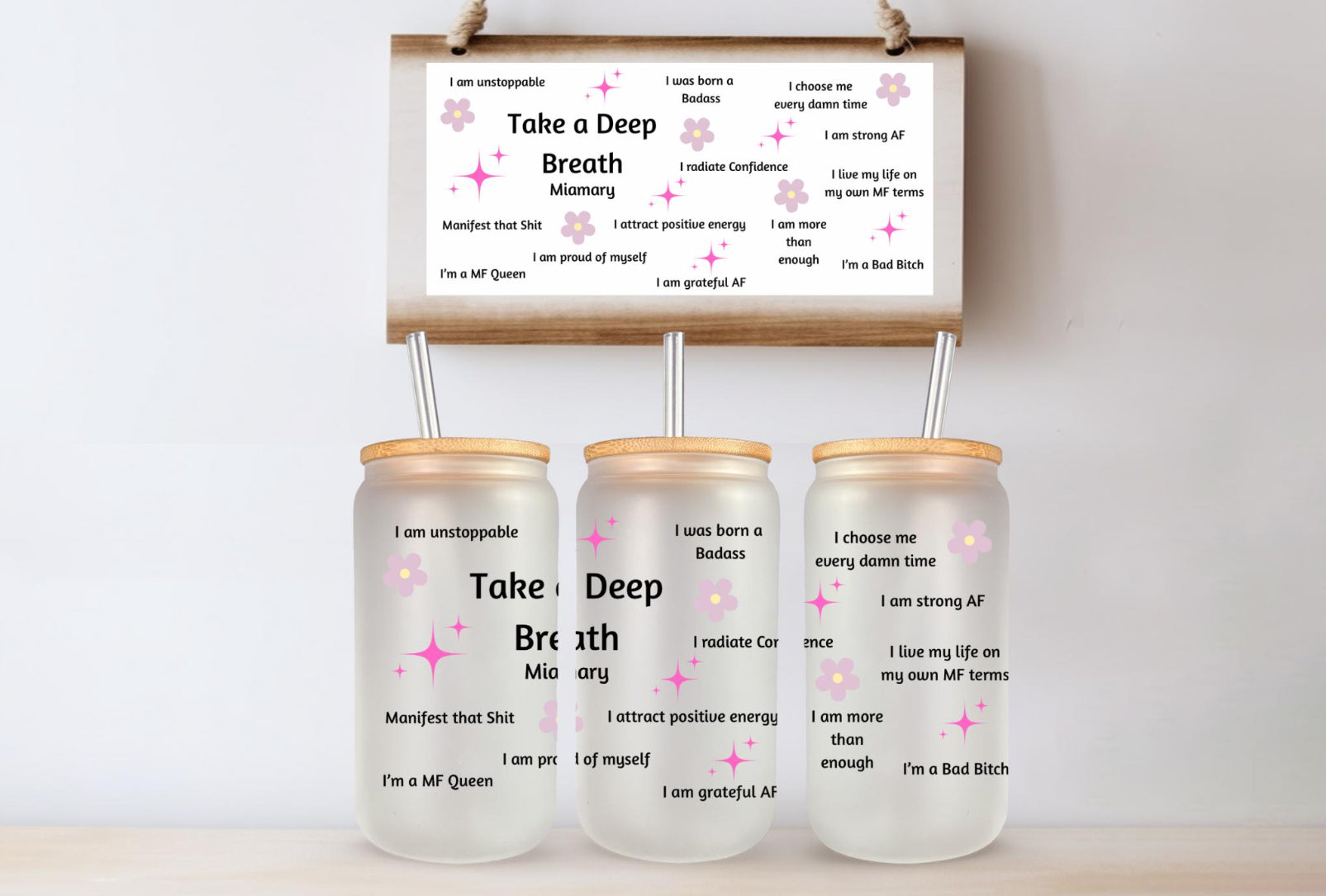Positive Affirmation mug mental health gift daily reminders cup gift for her gift for best friend self love cup positive mug best friend mug
