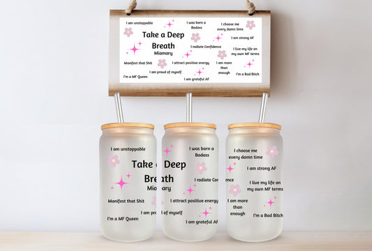 Positive Affirmation mug mental health gift daily reminders cup gift for her gift for best friend self love cup positive mug best friend mug