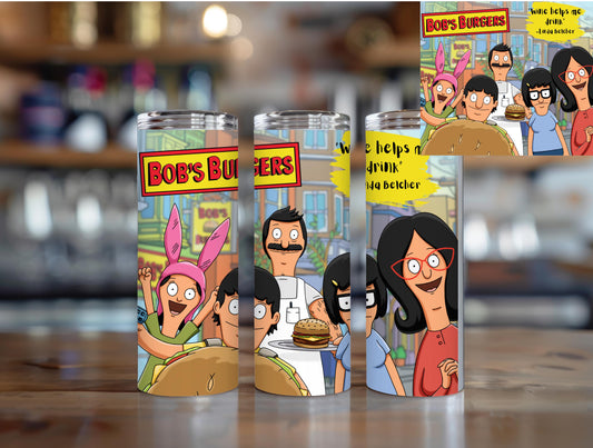 Bob’s Burgers tumbler Louise Tina Belcher Fan Gift Adult Animation Bob’s Burgers Characters Tumbler
