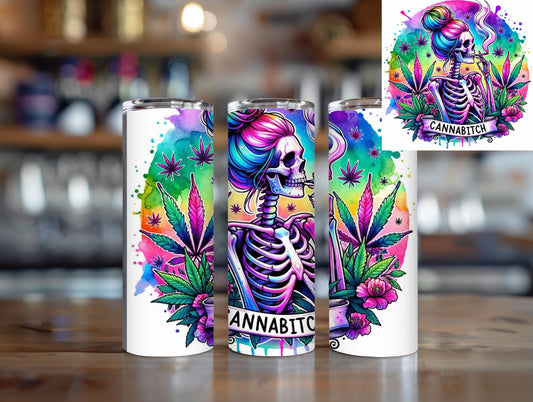 Cannabitch Tumbler weed cup weed mug sassy mom weed mom cup gift for her best friend cup smoke mug smoker cup weed lover gift fun cup weed