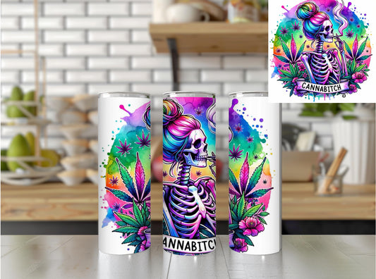 Cannabitch Tumbler weed cup weed mug sassy mom weed mom cup gift for her best friend cup smoke mug smoker cup weed lover gift fun cup weed