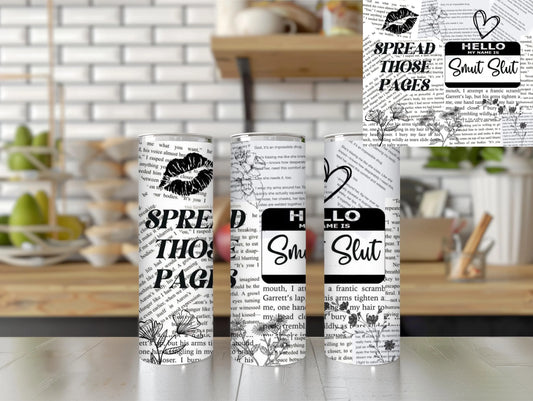Smut Slut Tumbler dark romance cup romance mug booktok mug bookish mug bookish cup best friend gift reader gift book club cup reader gift