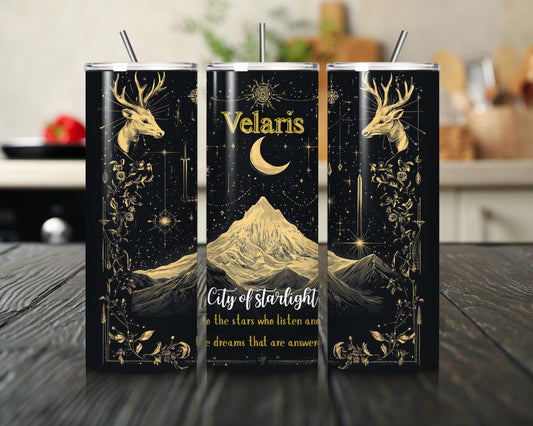 ACOTAR Night Court Stainless A Court of Thorns and Roses Fan Gift best friend gift for her acotar merch throne of glass gift bookish gift
