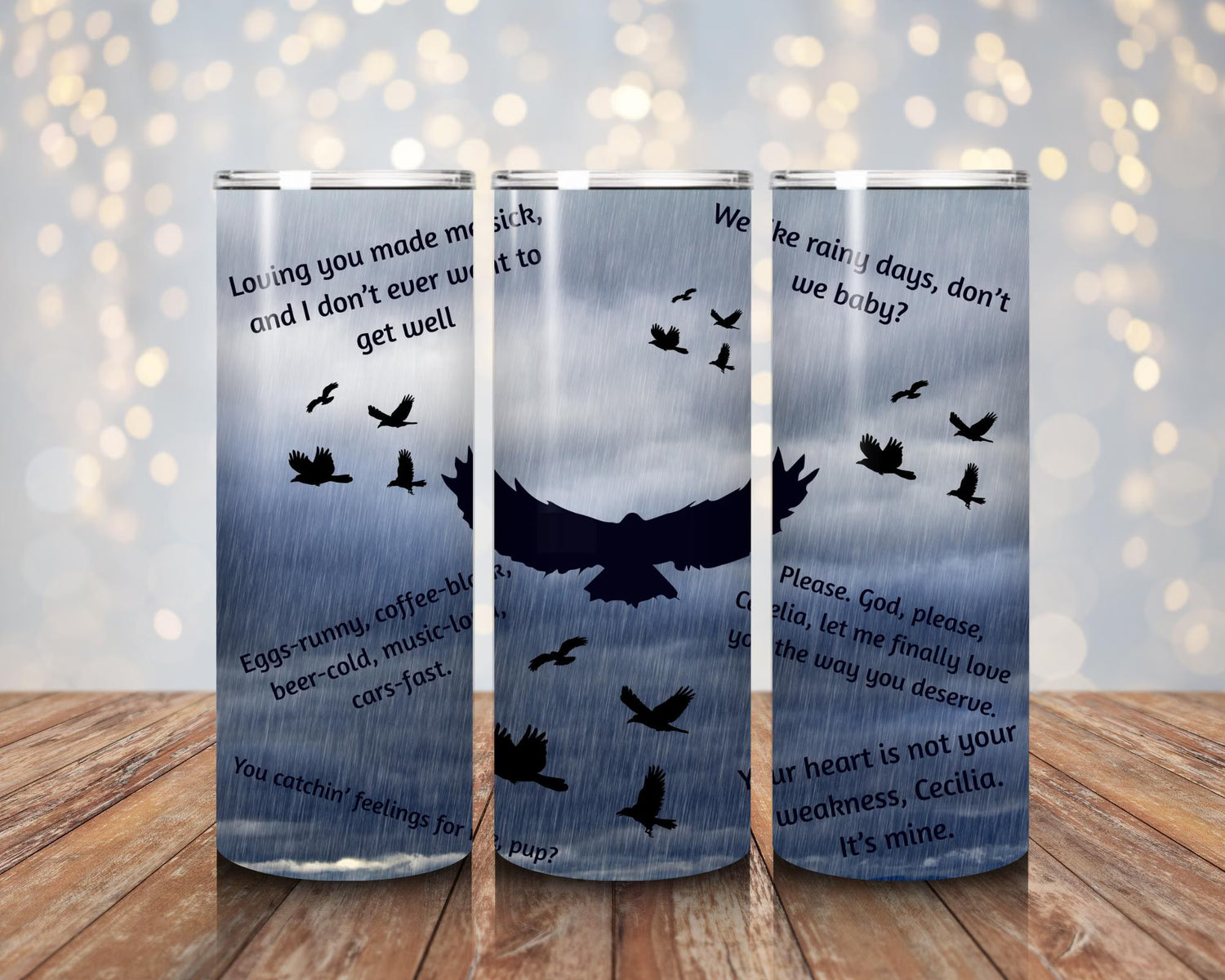 Ravenhood tumbler Exodus Book Quote Tumbler 20oz Skinny Literary Gift, bookish gift ravenhood series cup gift for her gift for him bookish